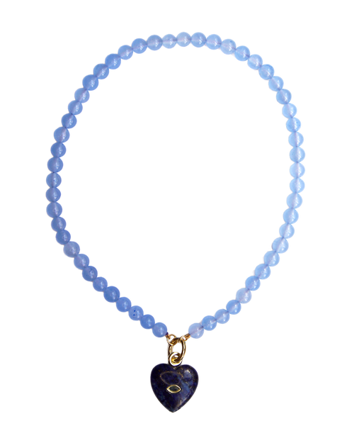 Blue Heart Ketting