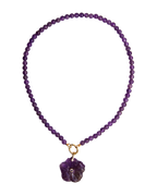 Purple Flower Ketting