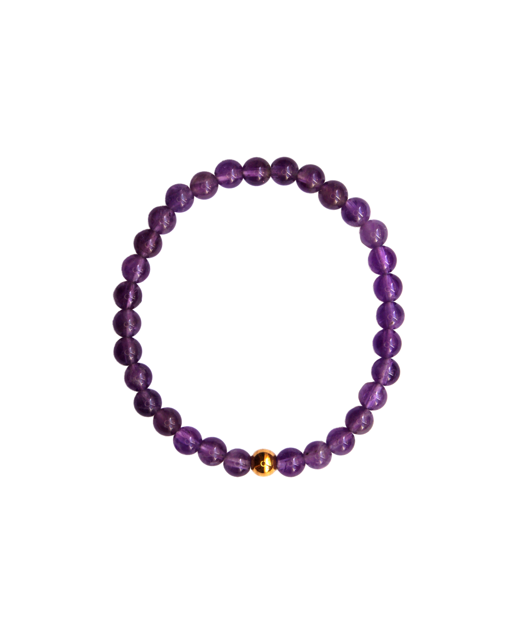 Bracelet fleur violette