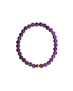 Bracelet fleur violette