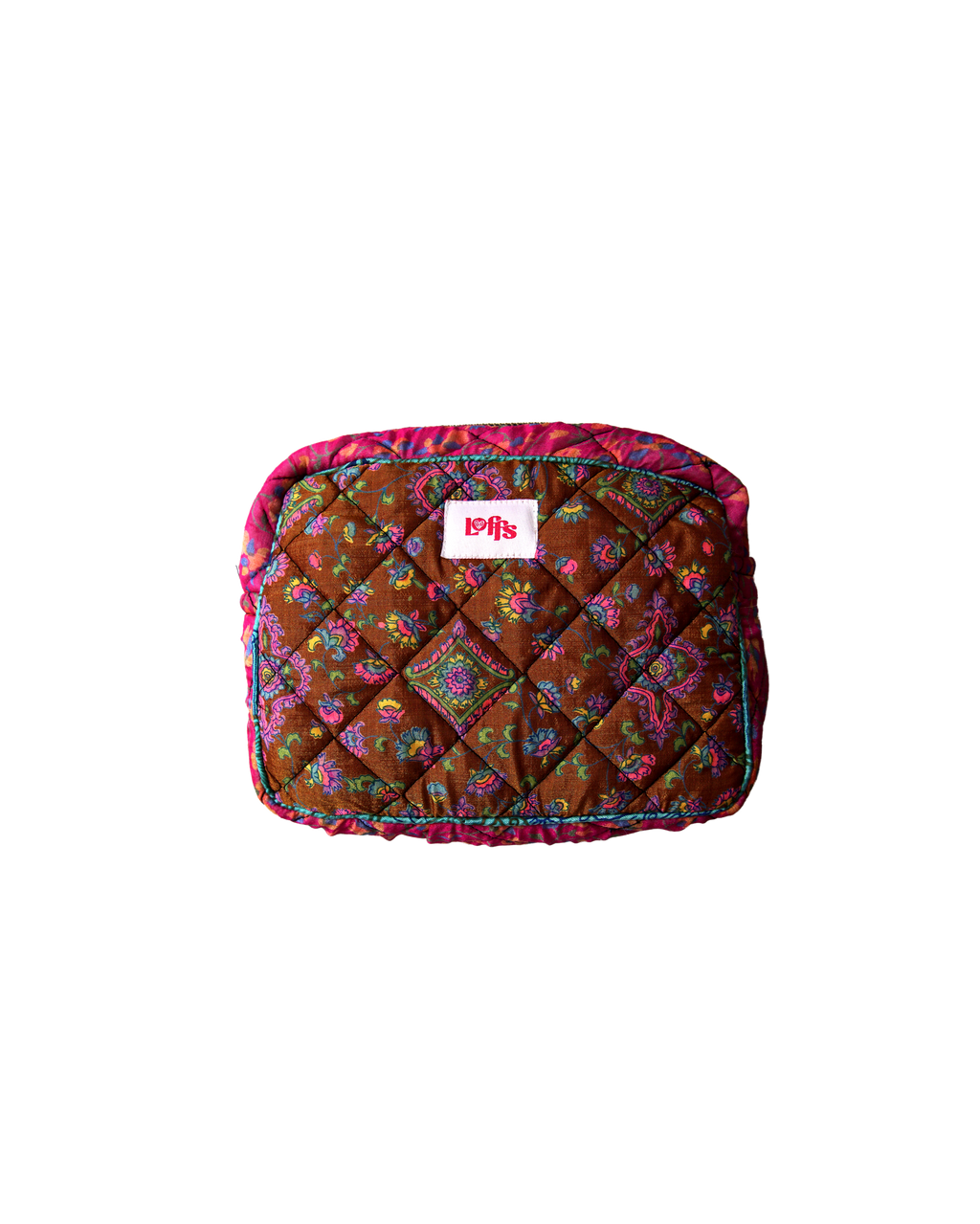 Pink Paisley Toilettas Klein