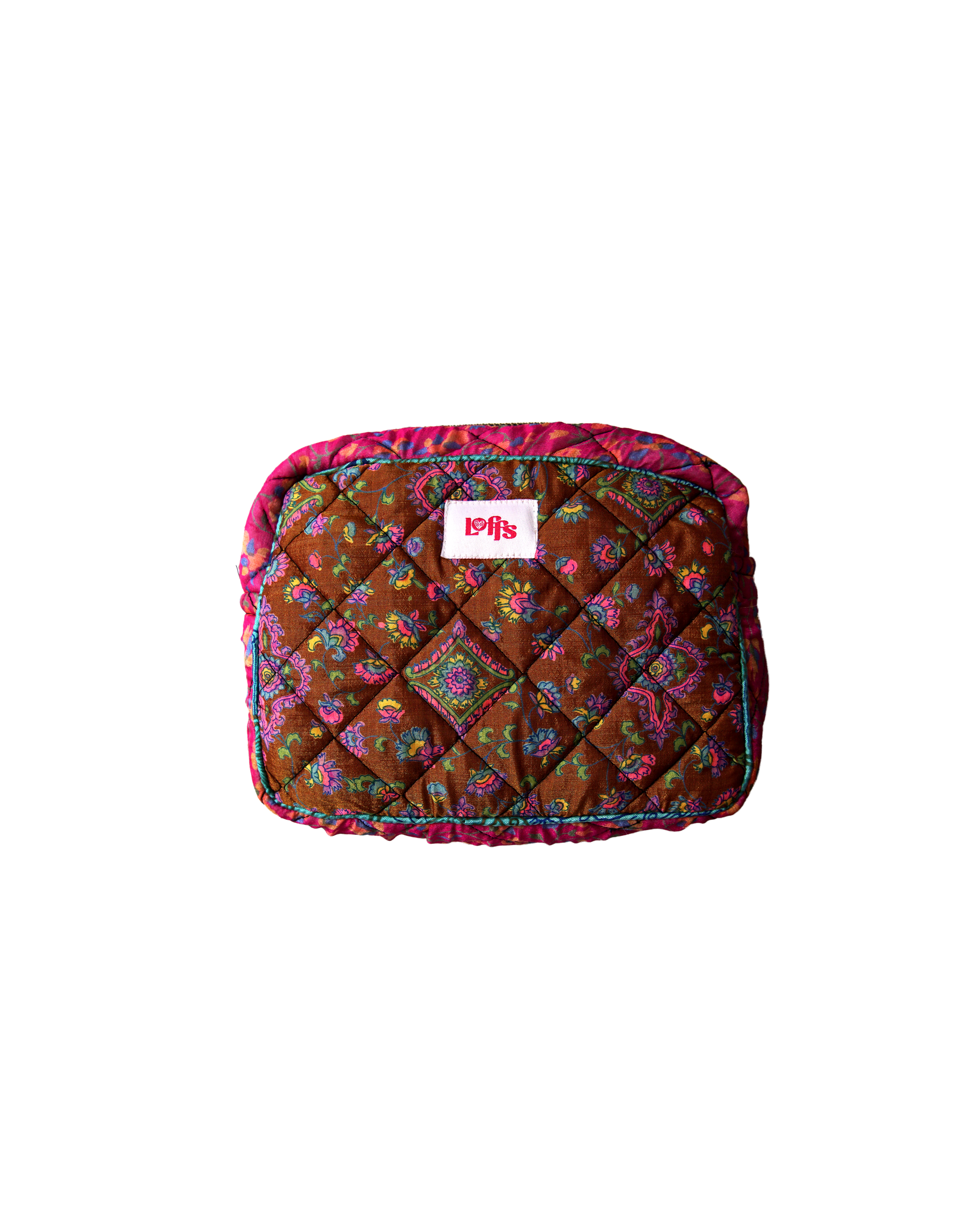 Pink Paisley Toilettas Klein