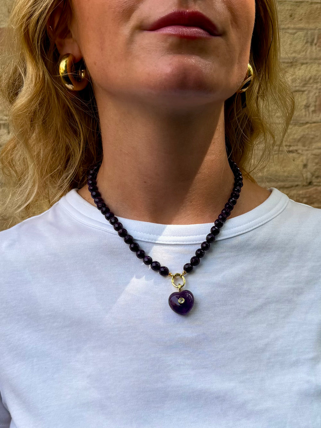 Purple Heart Ketting