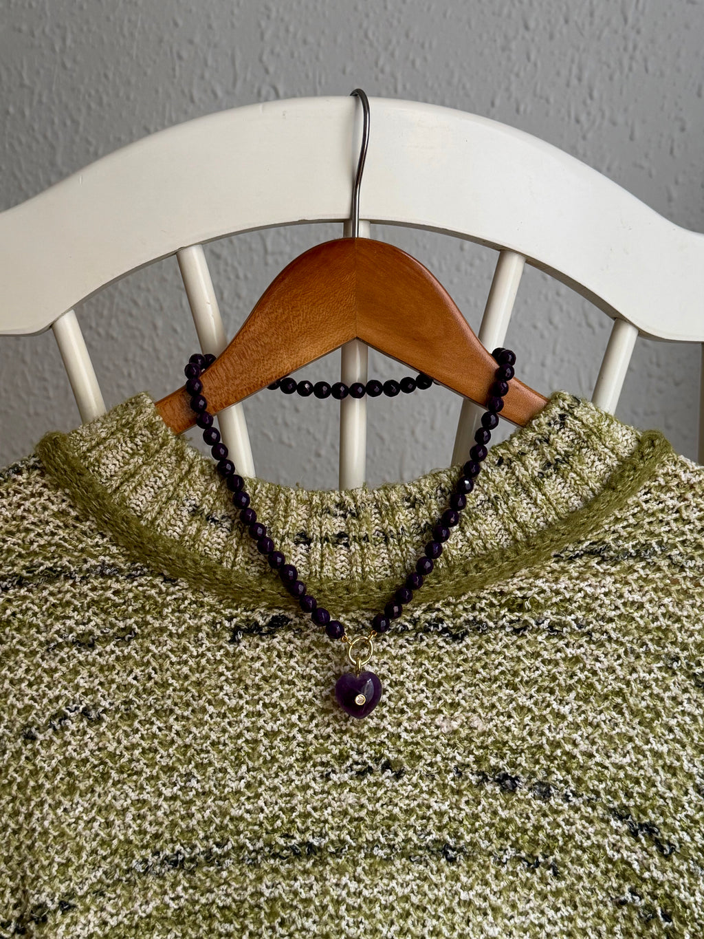 Purple Heart Ketting