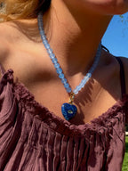 Blue Heart Ketting