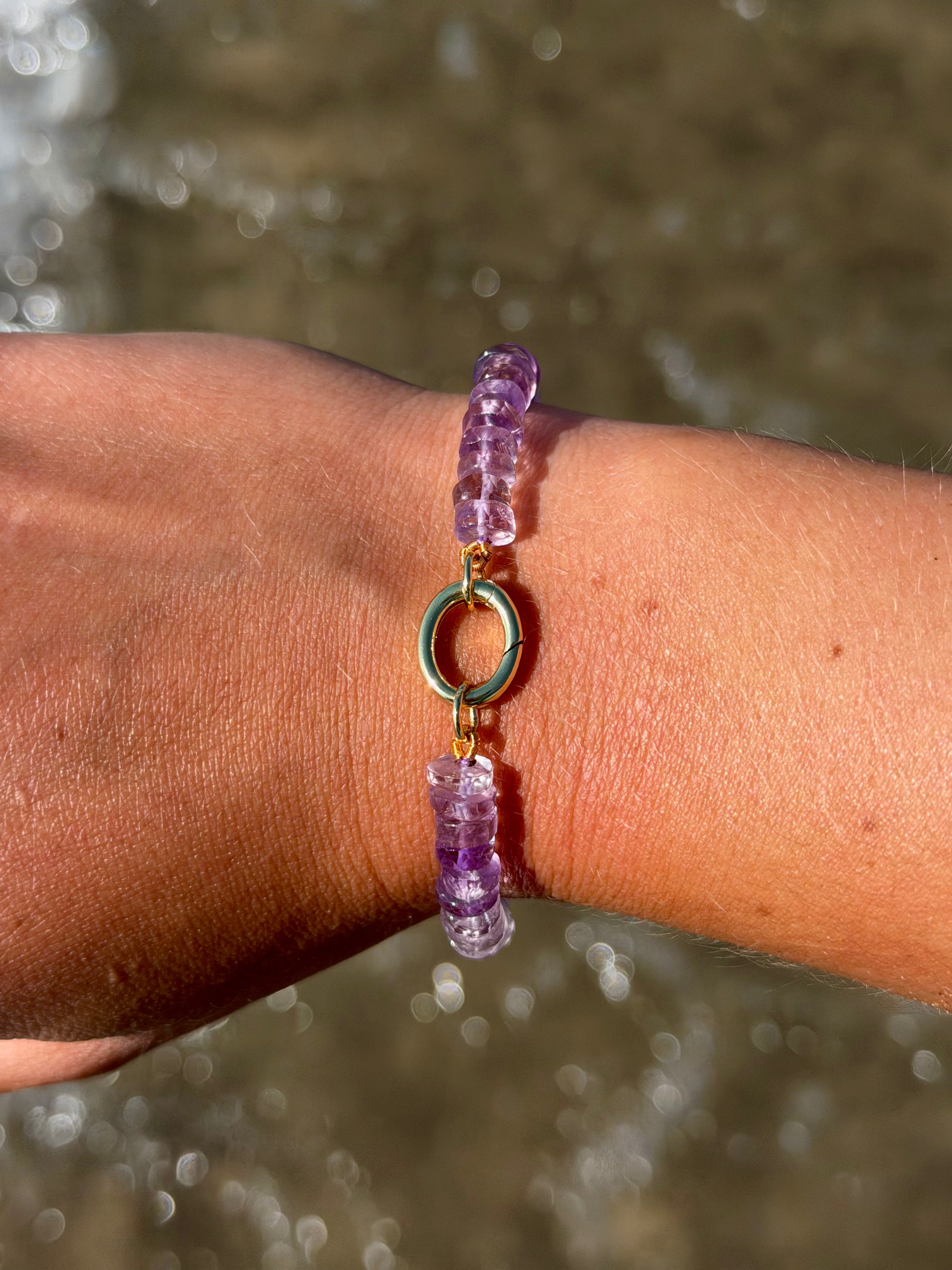 Purple Shell Armband