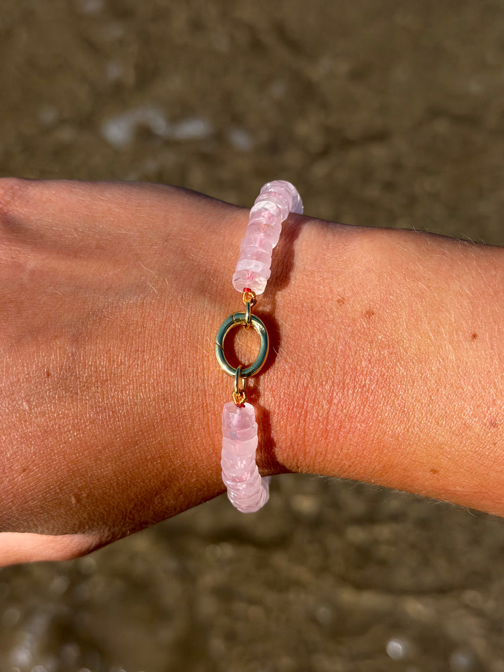 Pink Heart Armband