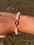 Pink Heart Armband