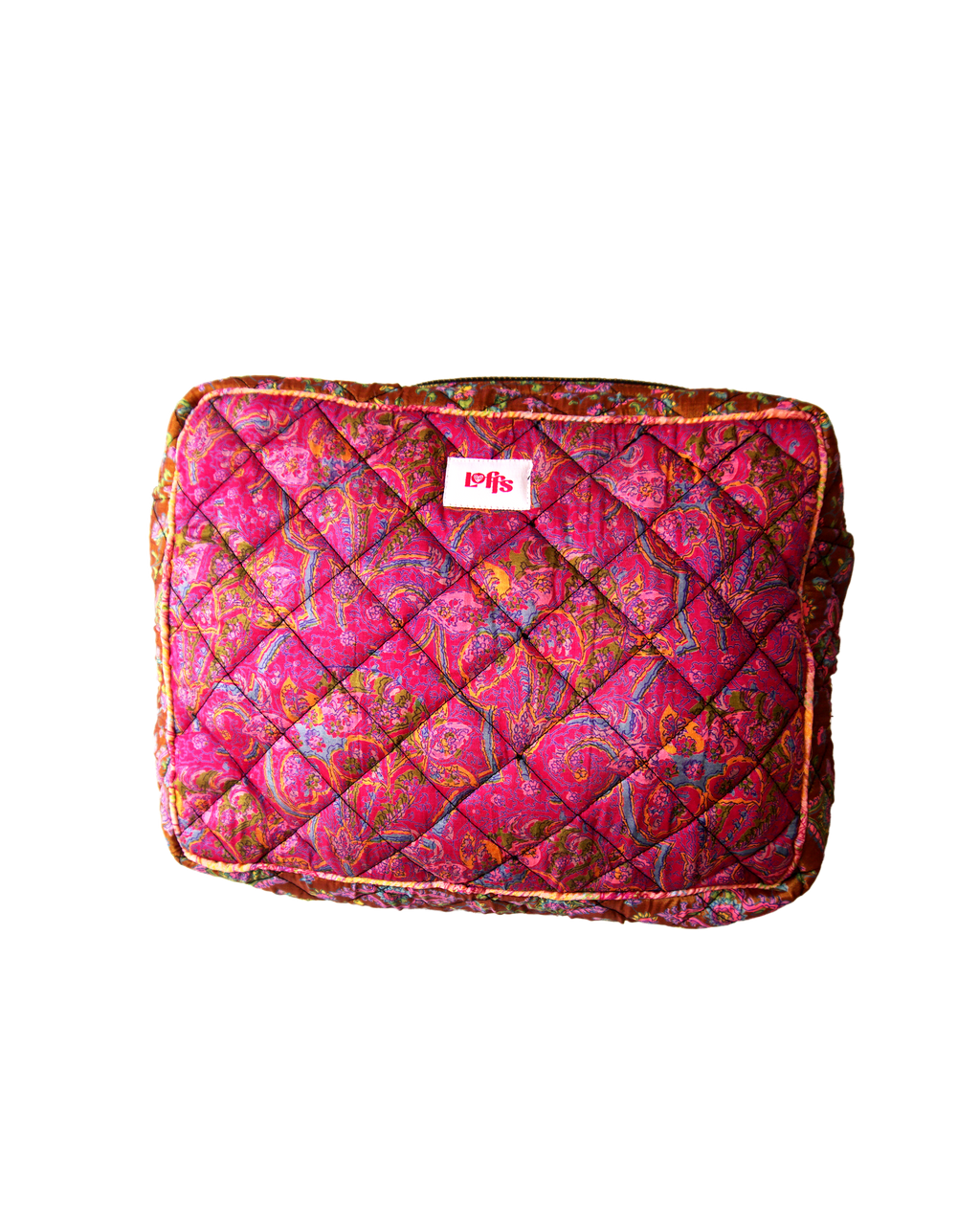 Pink Paisley Toilettas Groot