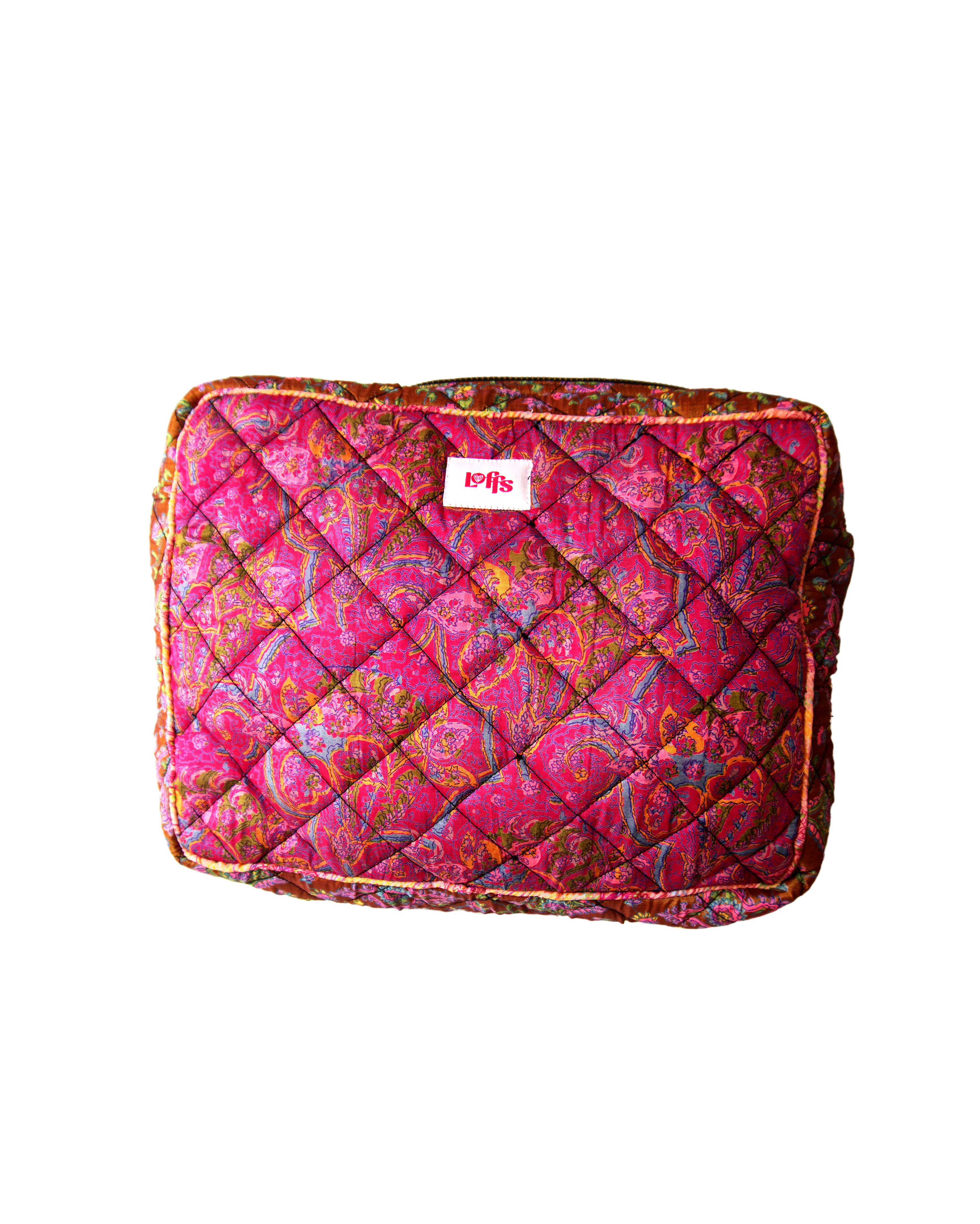 Pink Paisley Toilettas Groot